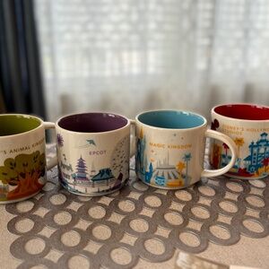 Starbucks Disney World Parks mug collection "You are Here"